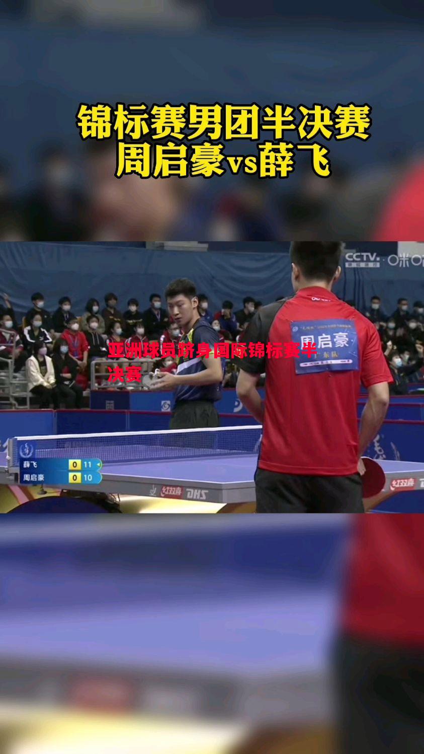 亚洲球员跻身国际锦标赛半决赛